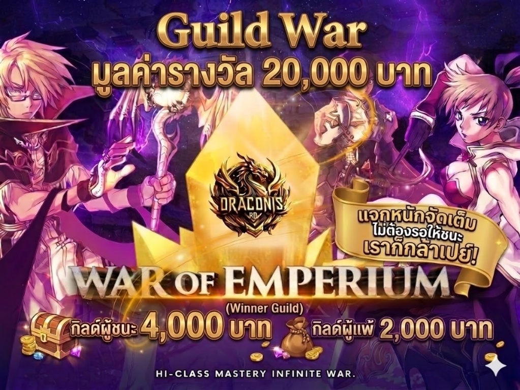CBT WAR แจก 20,000 บาท